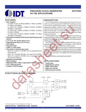 IDT5T940-10NLGI datasheet  